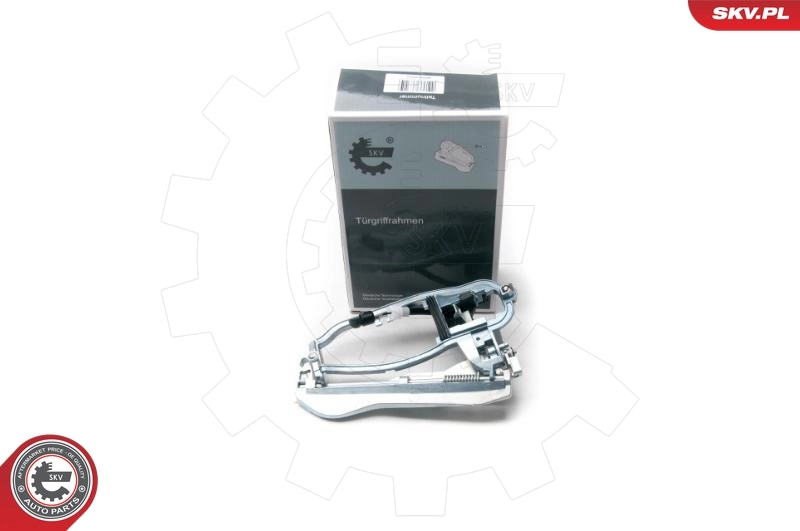 Frame, exterior door handle